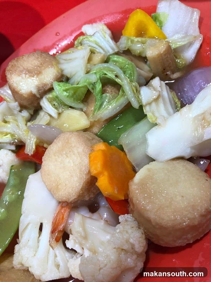 Stir-fried Vegetable and Tofu Dish