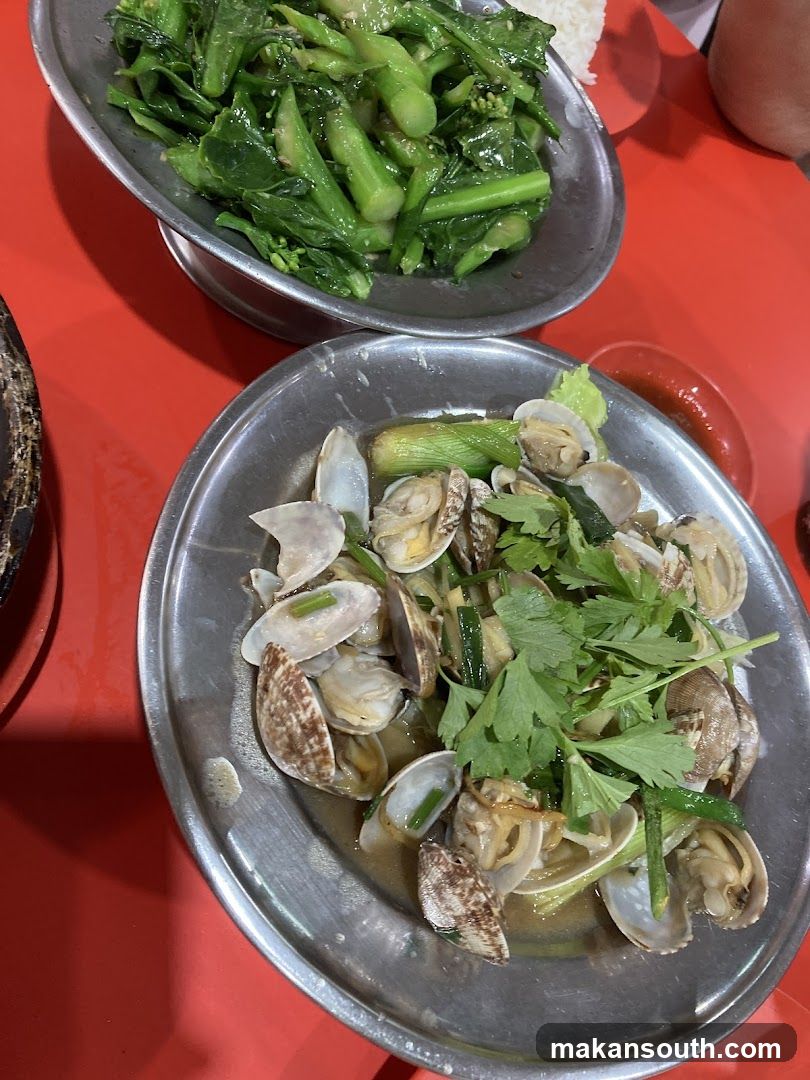 Clam and Vegetable Dishes
