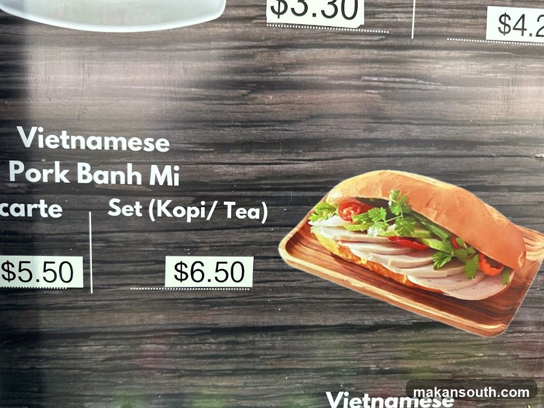 Vietnamese Pork Banh Mi Menu