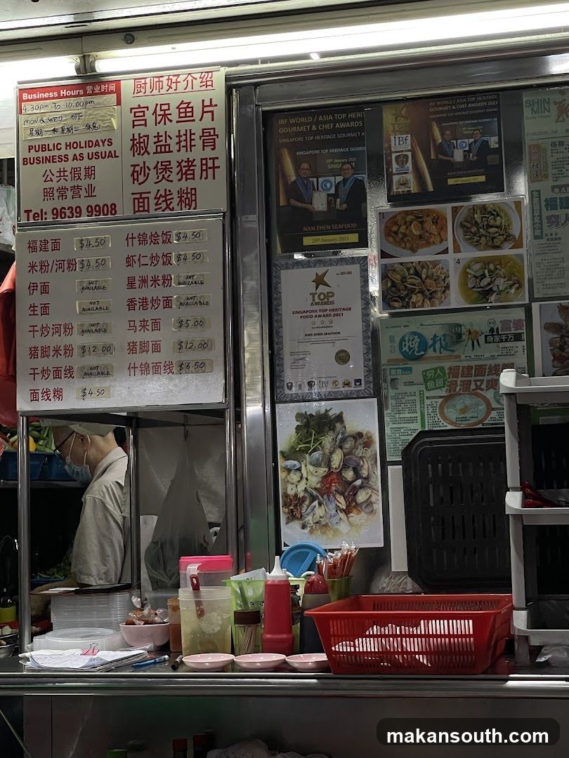 Food Stall Interior View