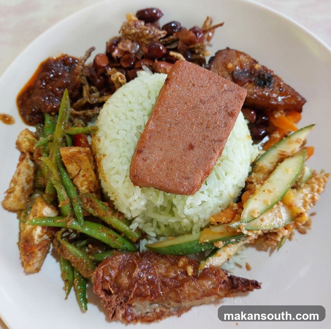 Nasi Lemak Plate