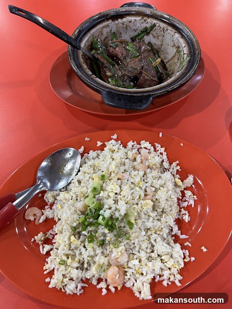 Fried Rice and Claypot Dish