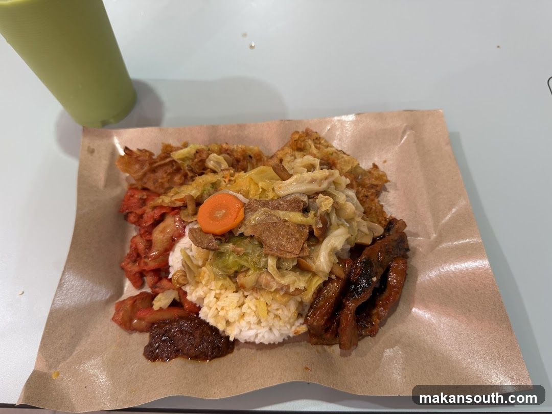 Rice Noodle Dish with Side Dishes