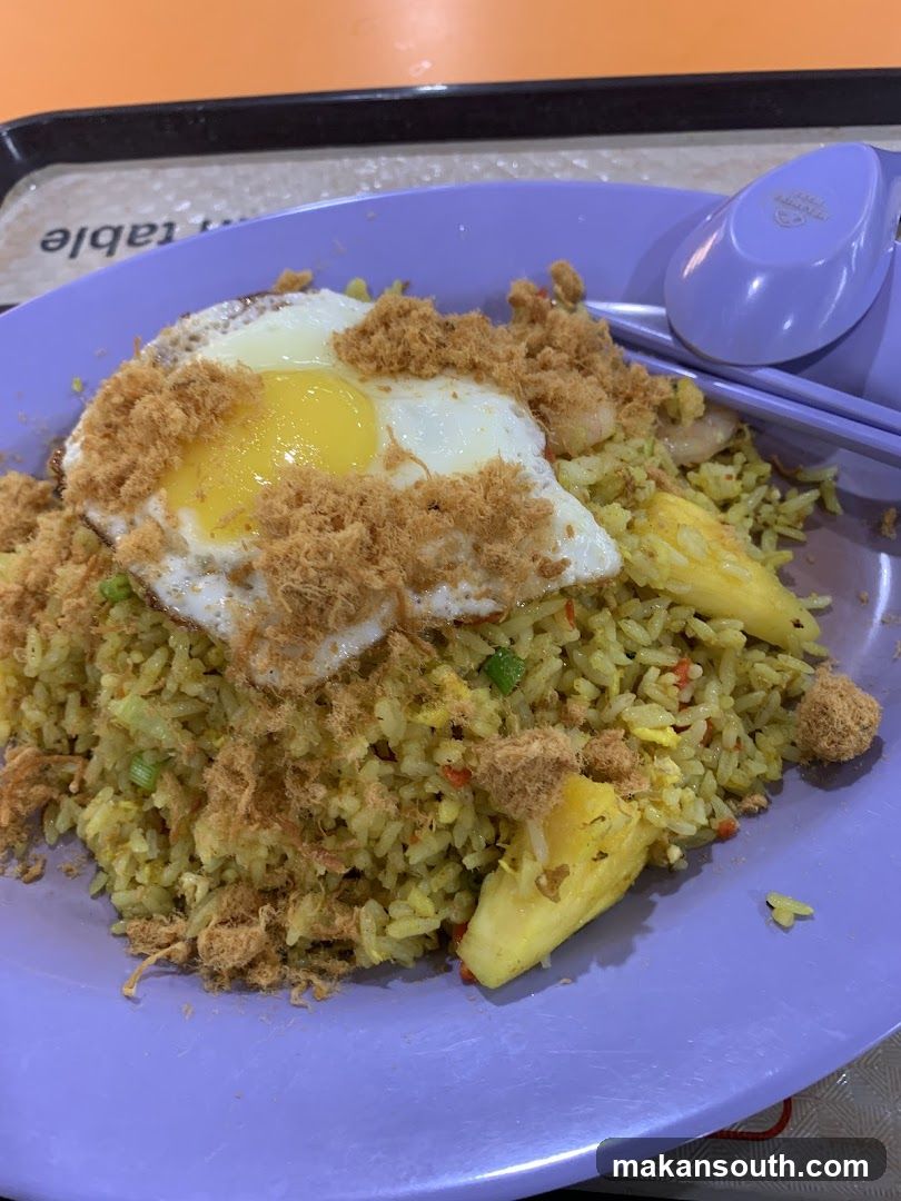 Fried Rice with Egg and Meat Floss