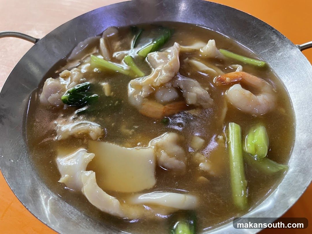 Wonton Soup with Shrimp and Greens
