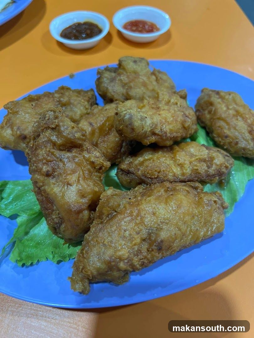 Fried Chicken Wings with Sauces