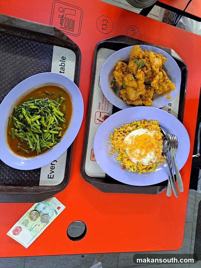Food Tray with Thai Dishes