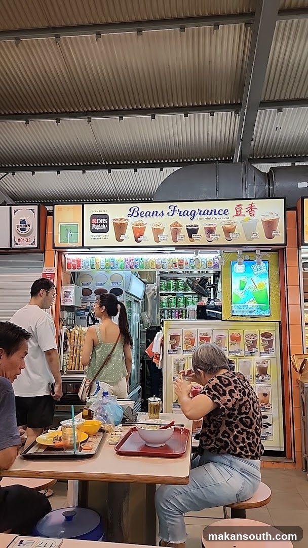Food Stall Interior Scene