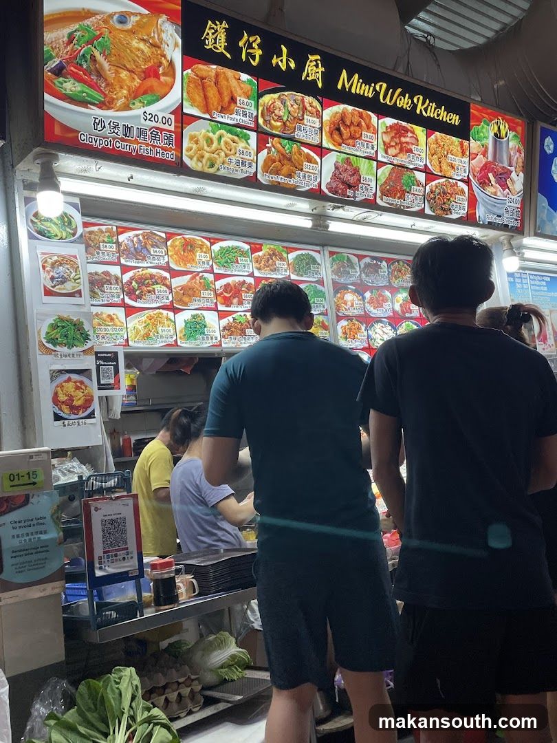 Food Stall Interior View