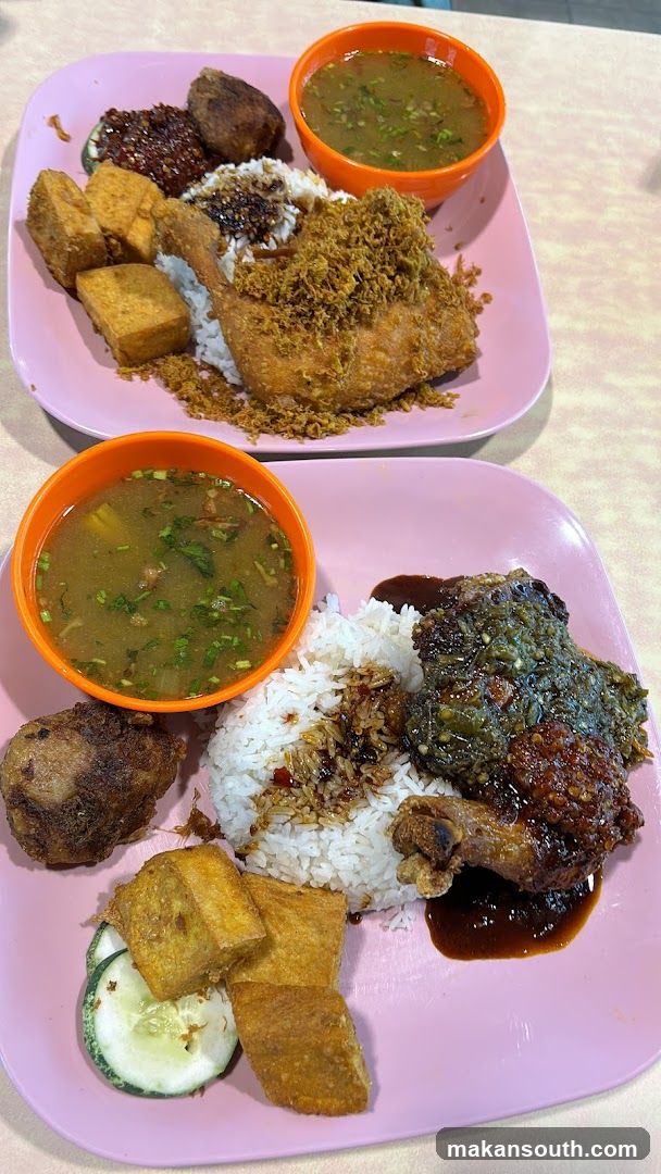 Fried Rice and Curry Dish
