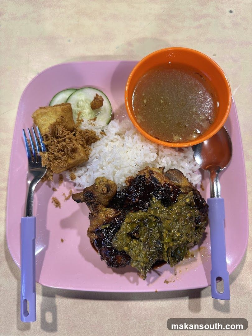 Meat Rice Plate with Curry