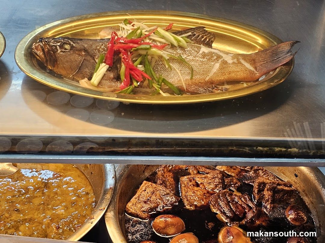 Steamed Fish and Braised Meat Display