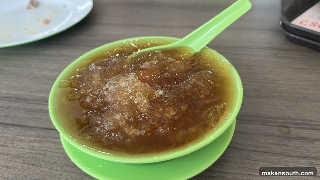 Bowl of Sweet Soup with Spoon