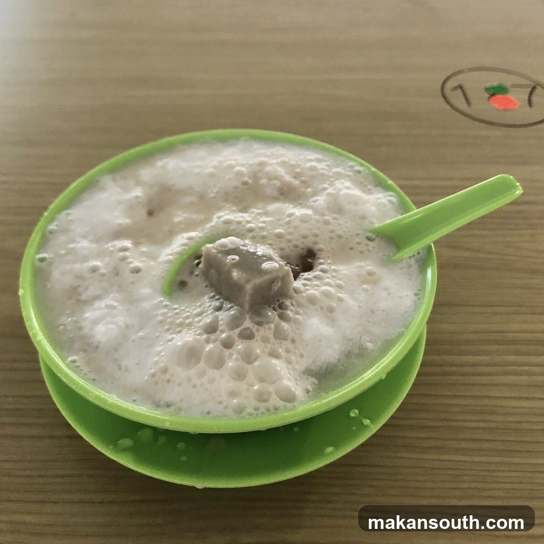 Bowl of Bubble Tea with Meatball