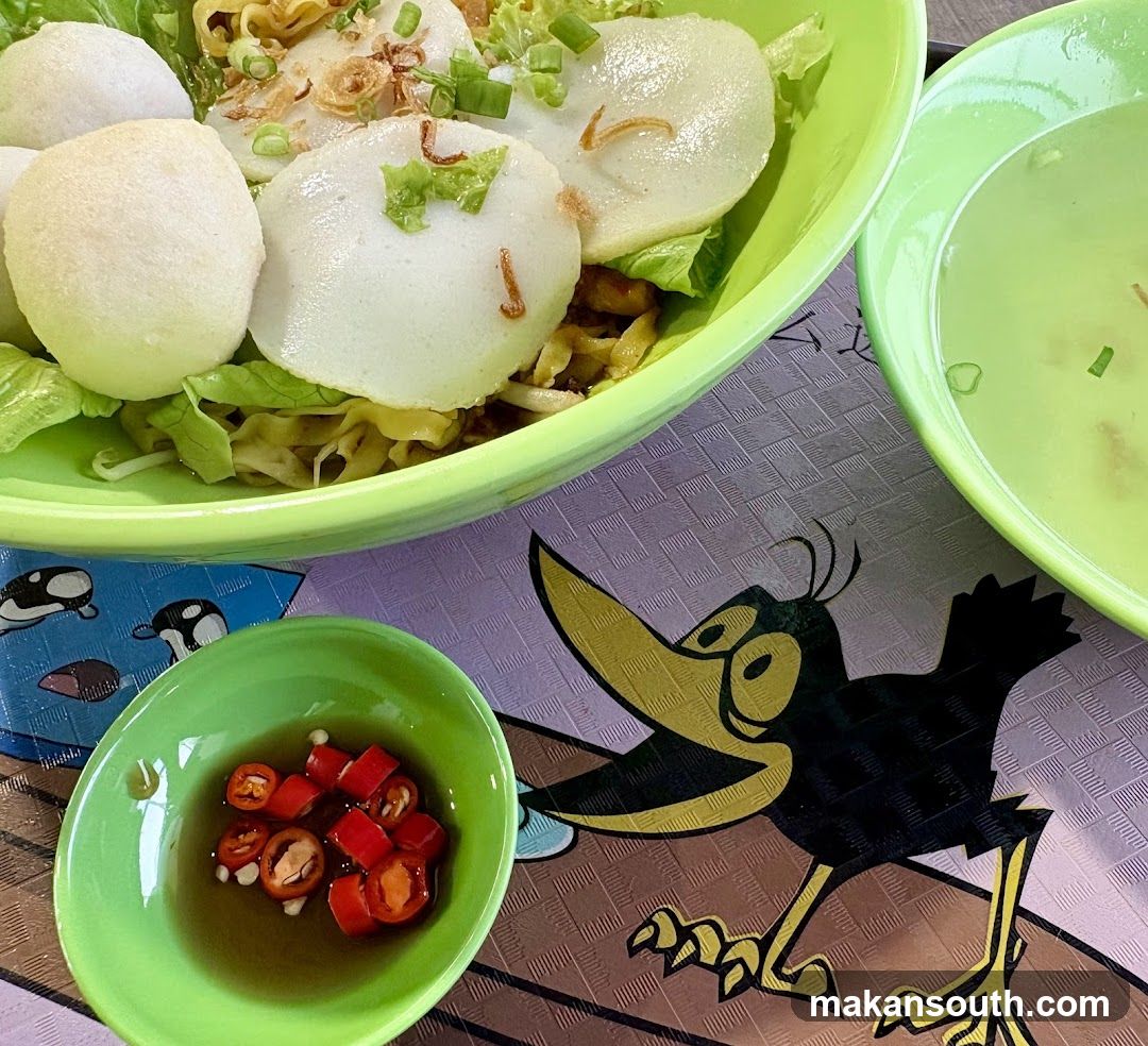Food Bowl with Chilies and Soup