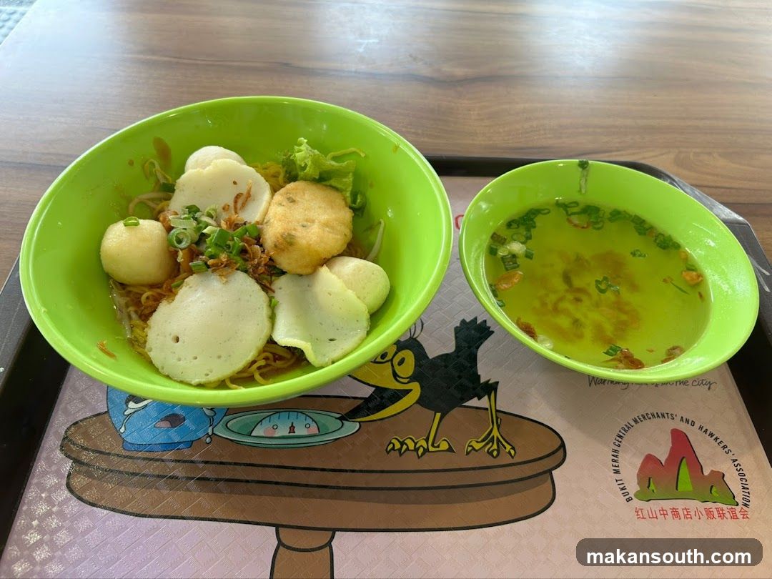 Noodle Bowl with Side Soup