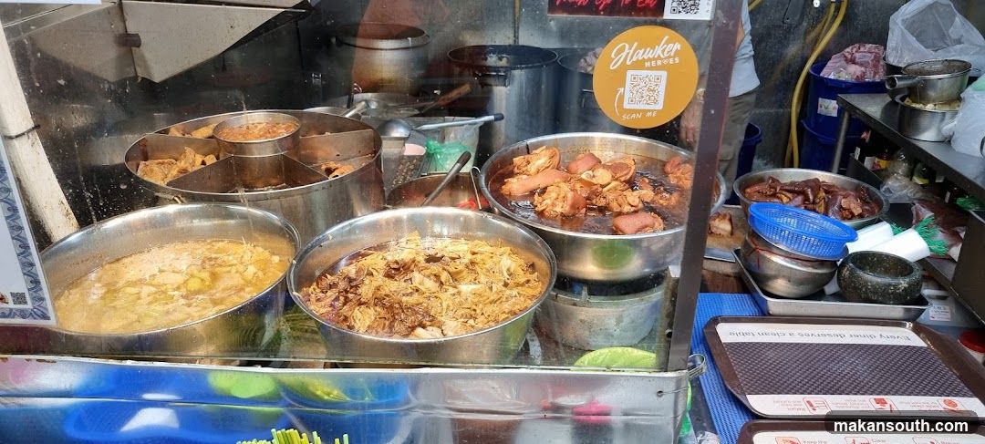 Hawker Stall Food Display
