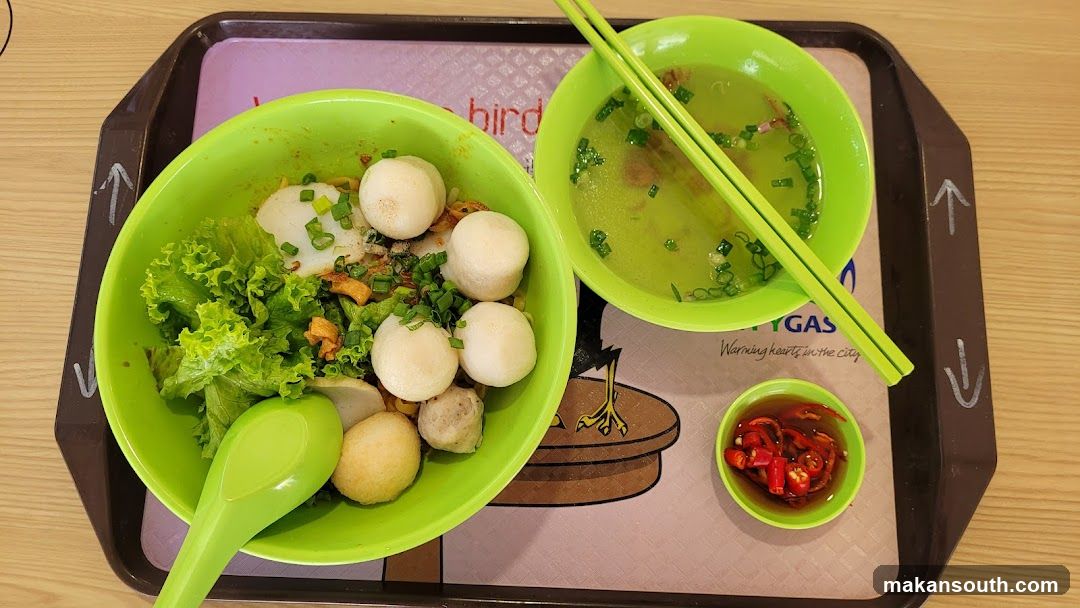Food Tray with Noodle Dish