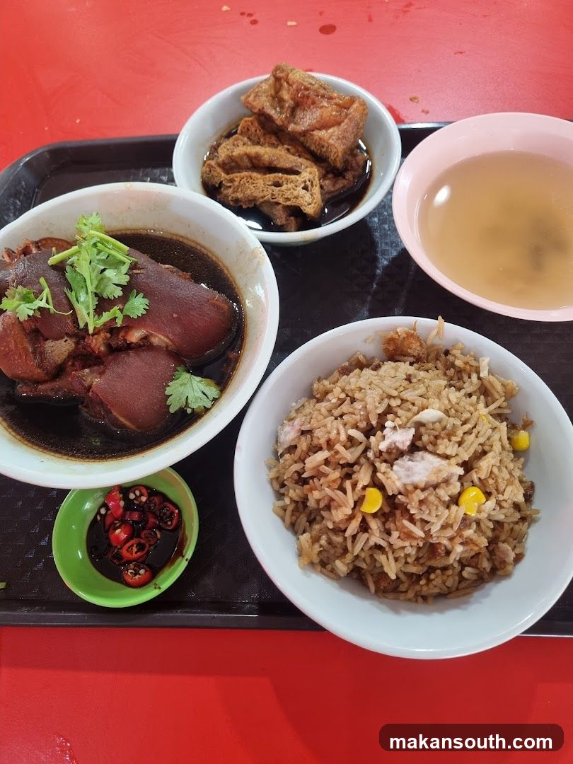 Food Tray with Chinese Dishes