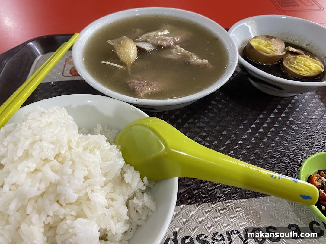 Meal Tray with Soup and Rice