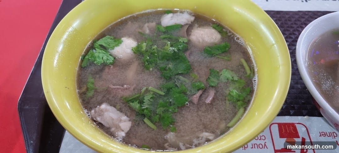Bowl of Soup with Cilantro
