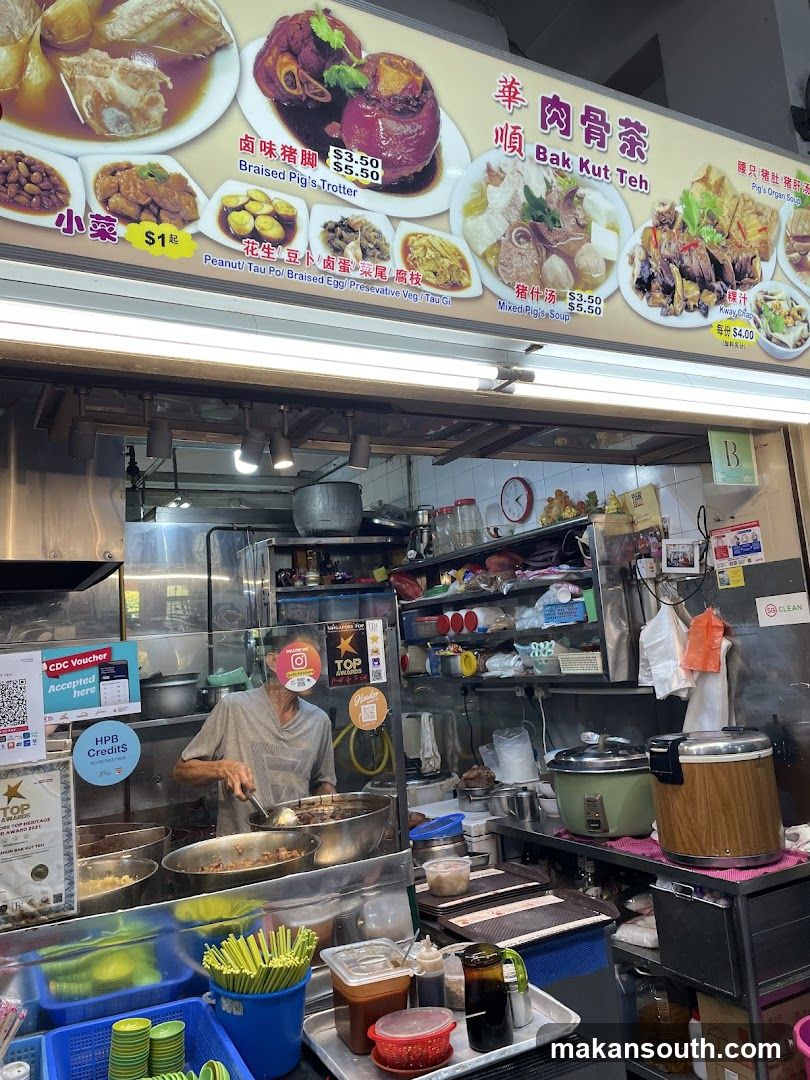 Food Stall Interior View