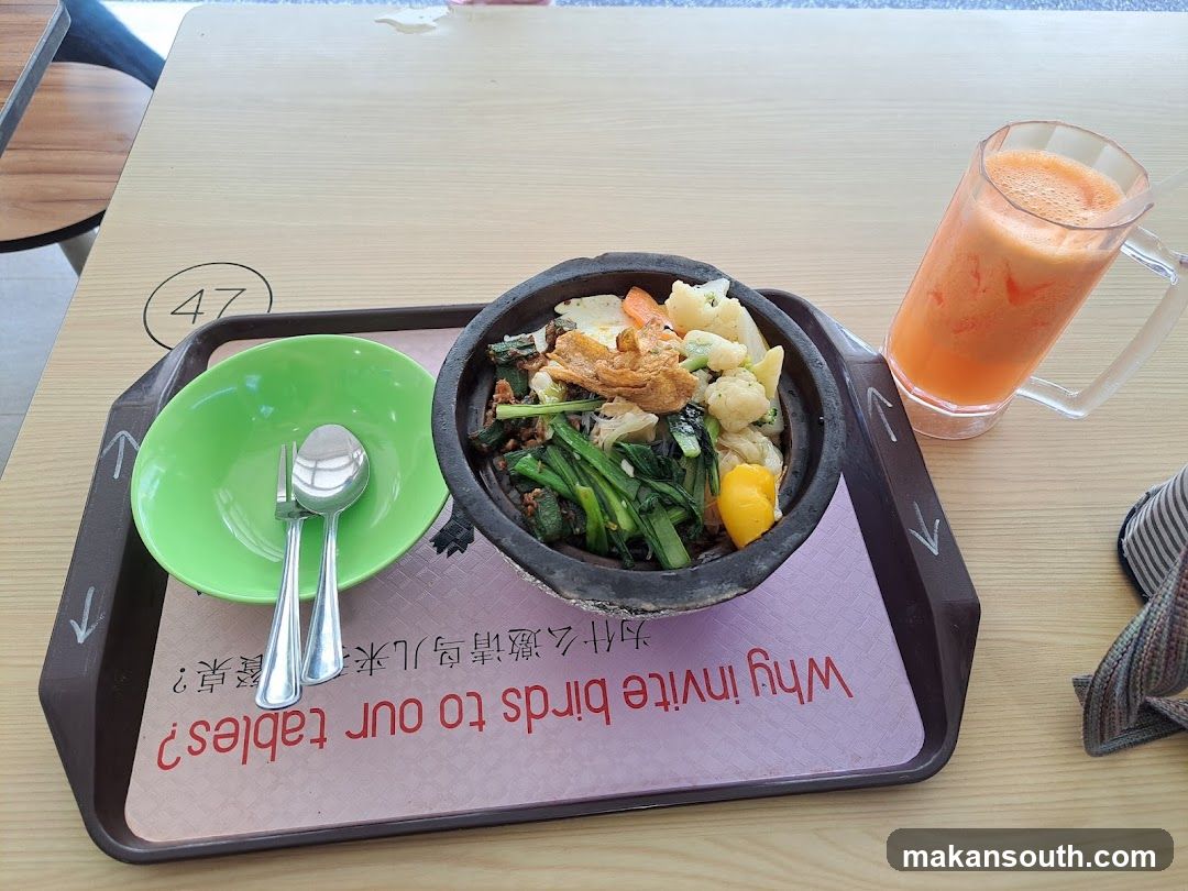 Meal Tray with Food and Drink