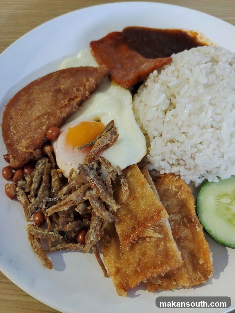 Nasi Lemak Plate