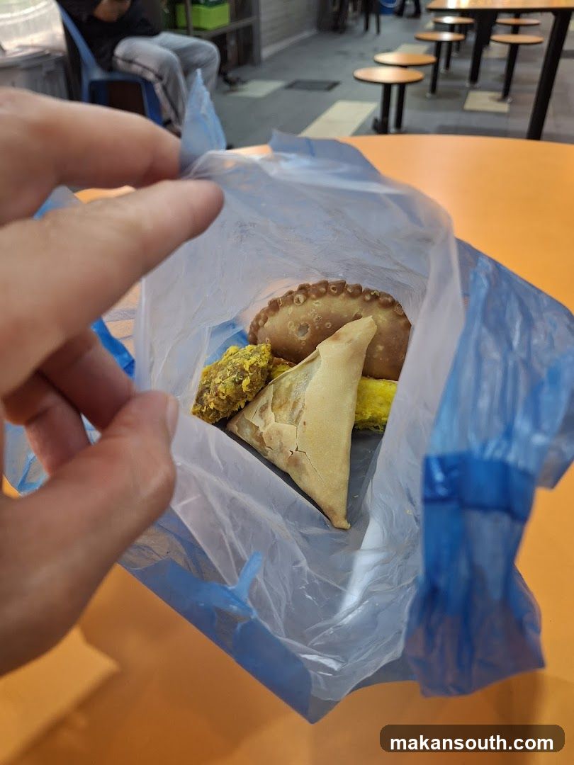 Food in plastic bag