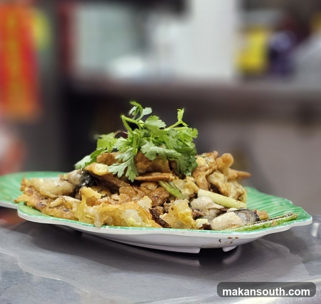 Fried Seafood Dish with Cilantro Garnish