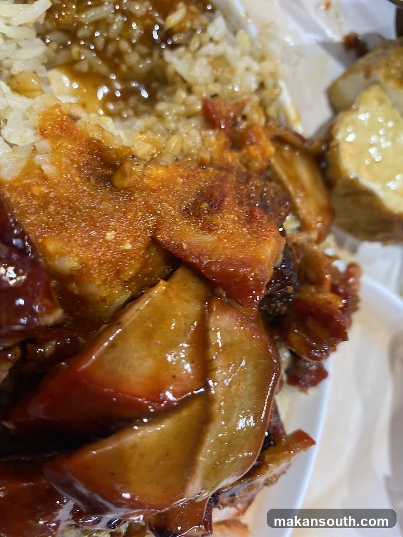 Sauced Meat and Rice Dish