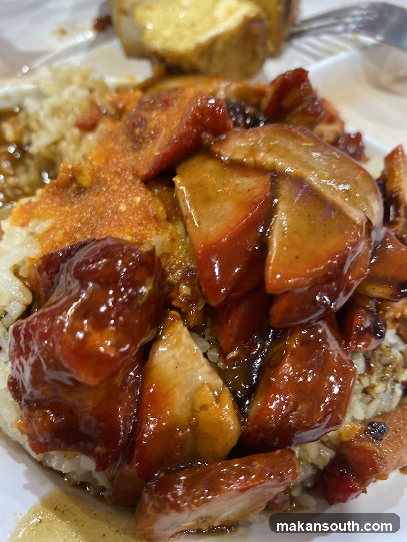 Sauced Meat Rice Bowl