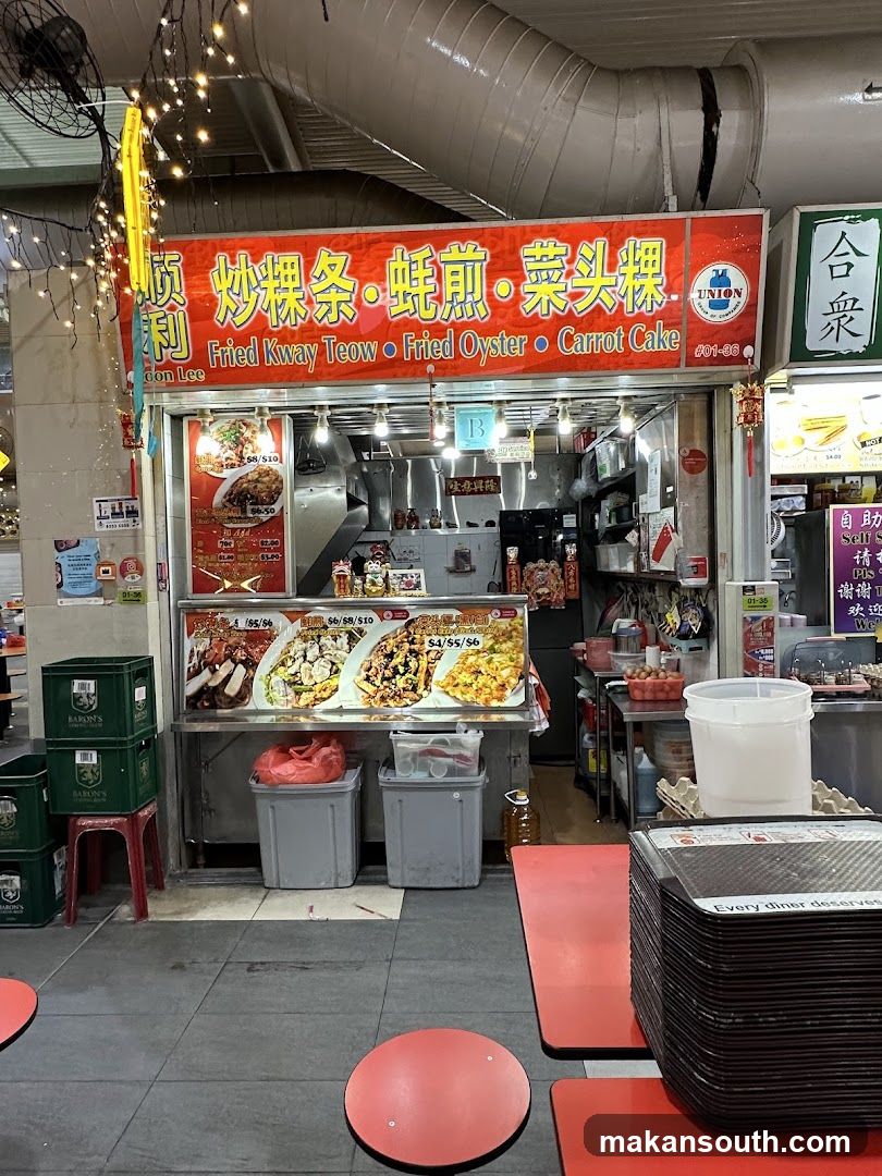 Food Stall Interior View