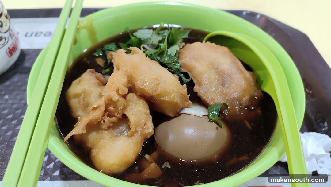 Fried Dough and Egg Soup Bowl