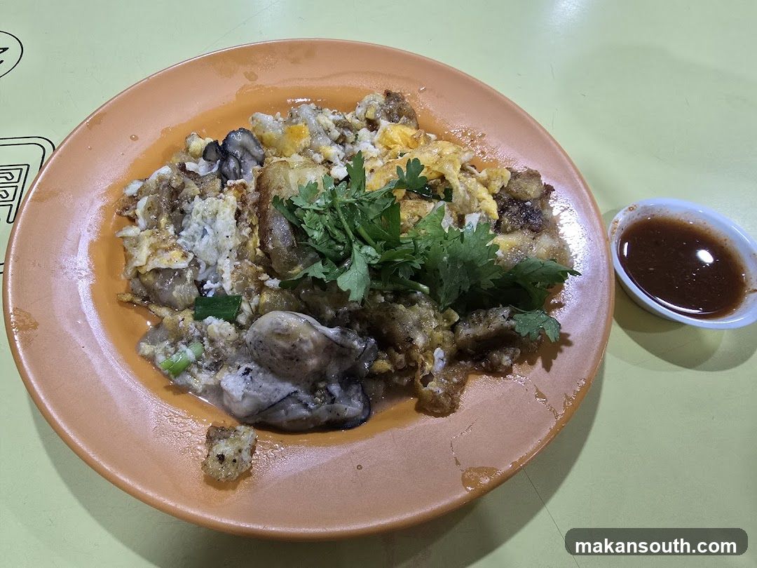 Oyster Omelette with Sauce