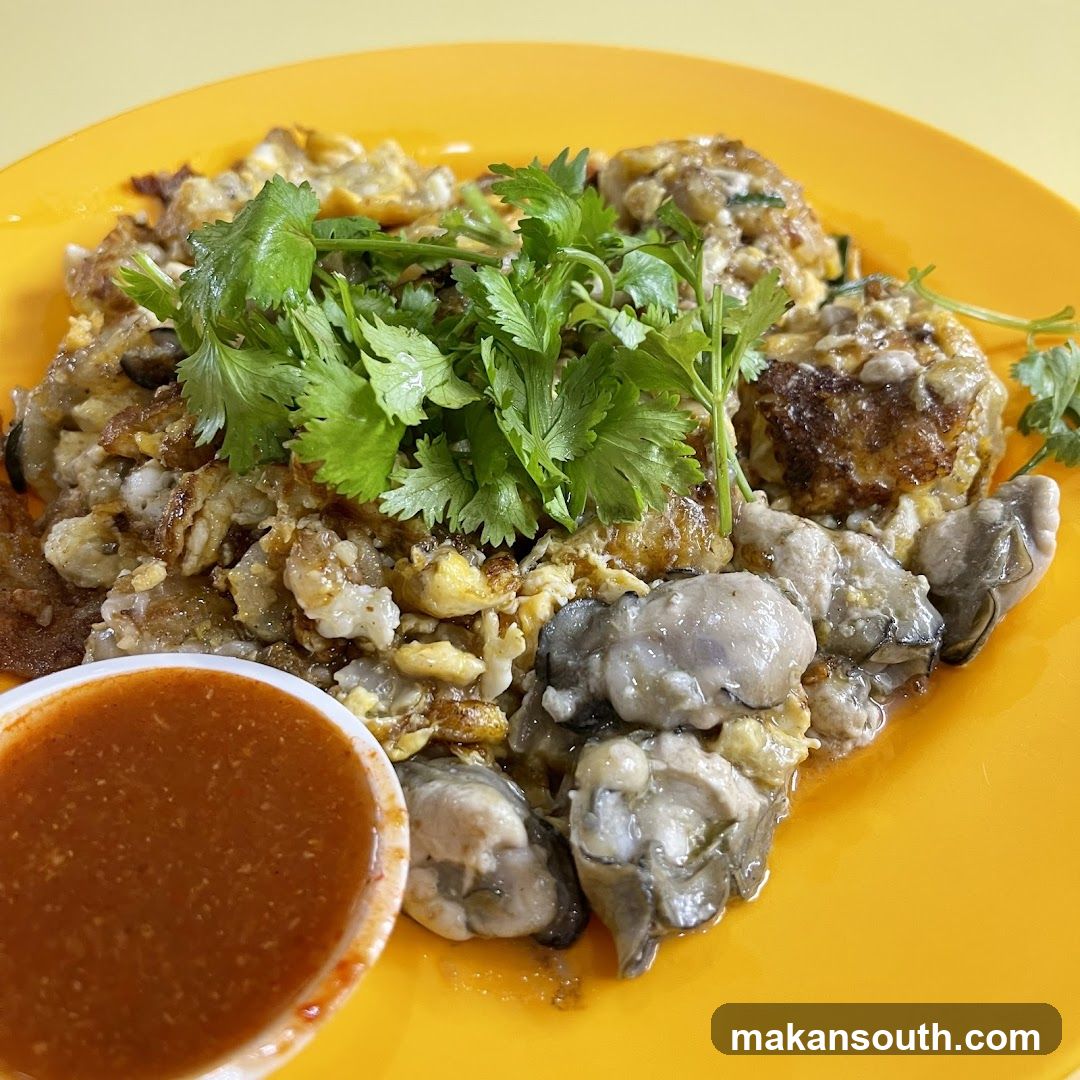Oyster Omelette with Sauce