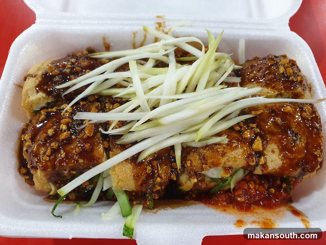 Spicy Tofu with Mango Shreds