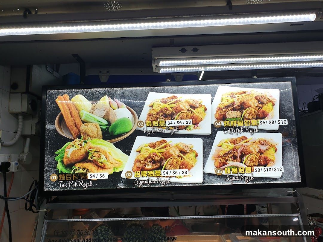 Food Menu Board Display