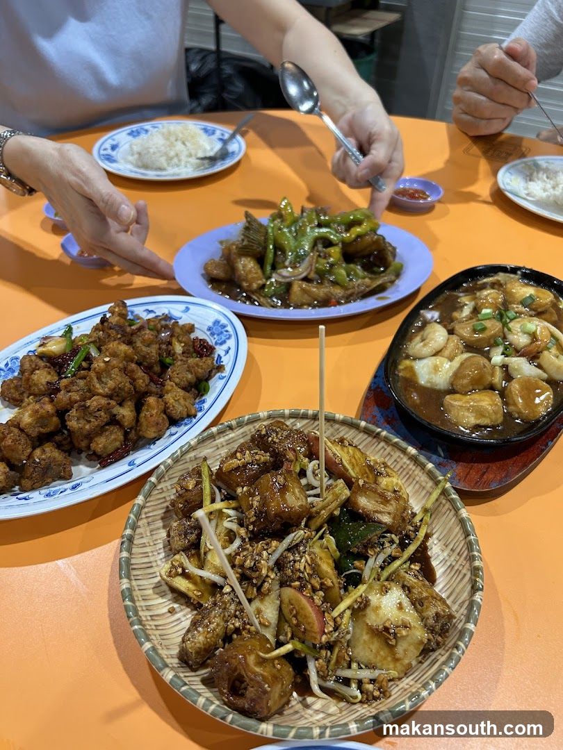 Dining Table with Chinese Dishes
