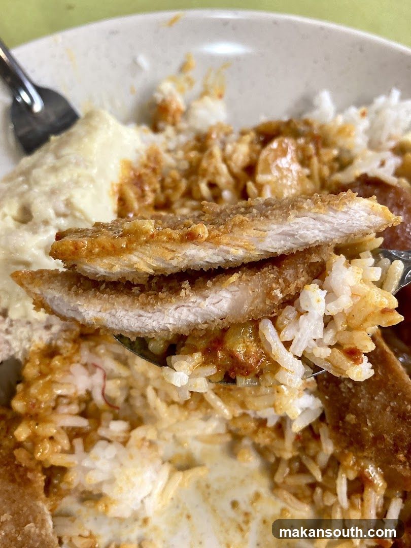 Chicken Rice with Curry Sauce