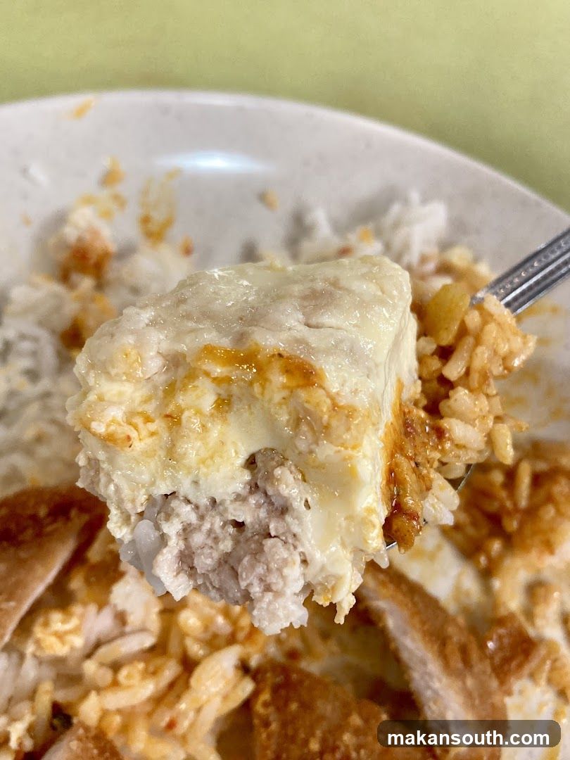Cheesy Meat Rice Dish