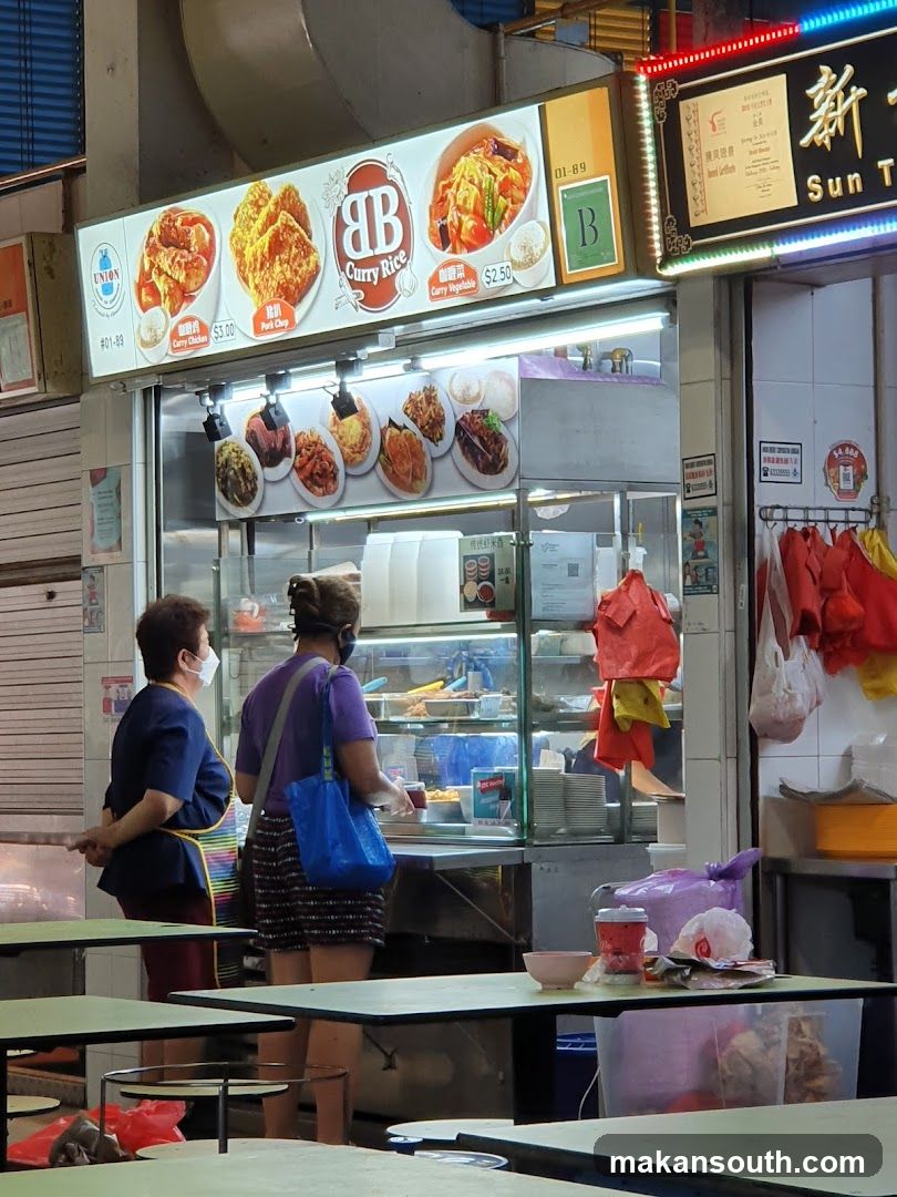 Food Stall Interior View