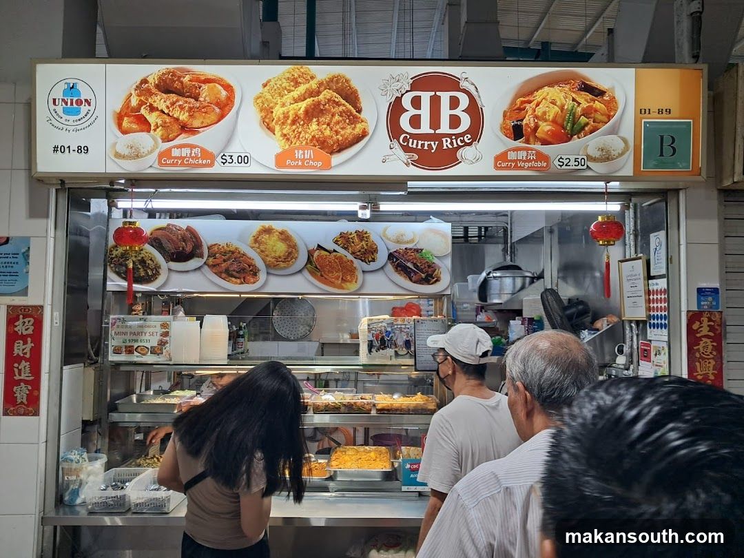 Food Stall Interior View