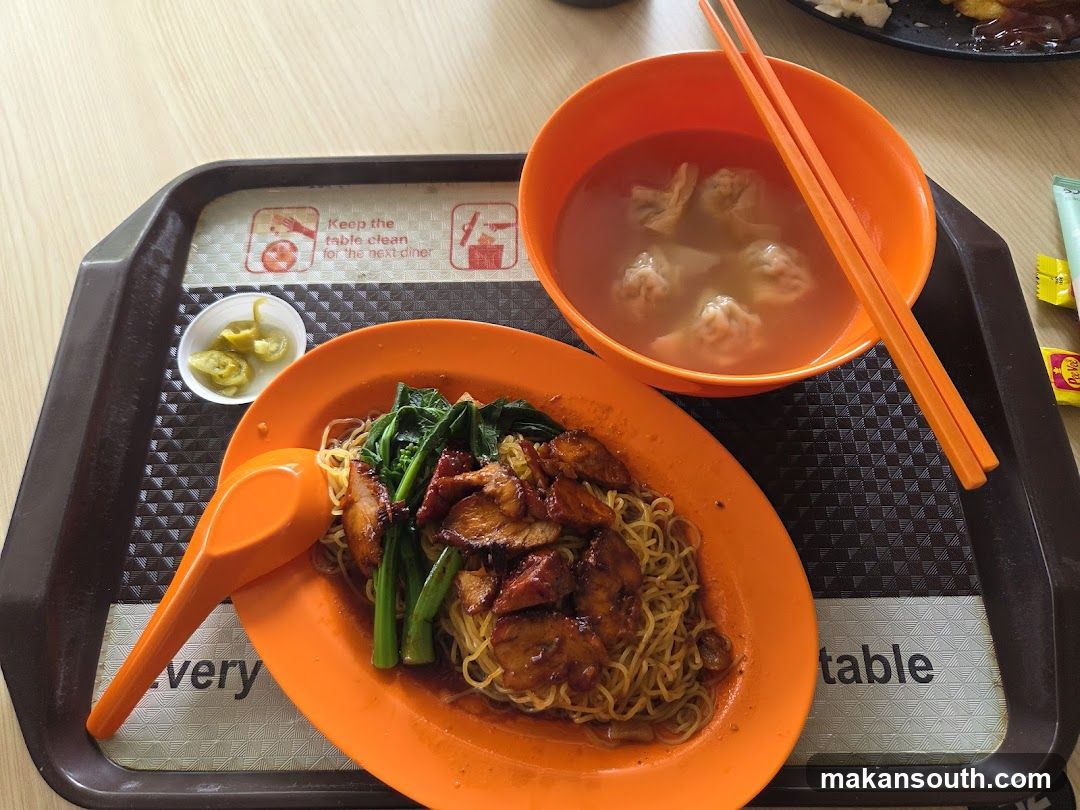 Noodle Meal on Tray