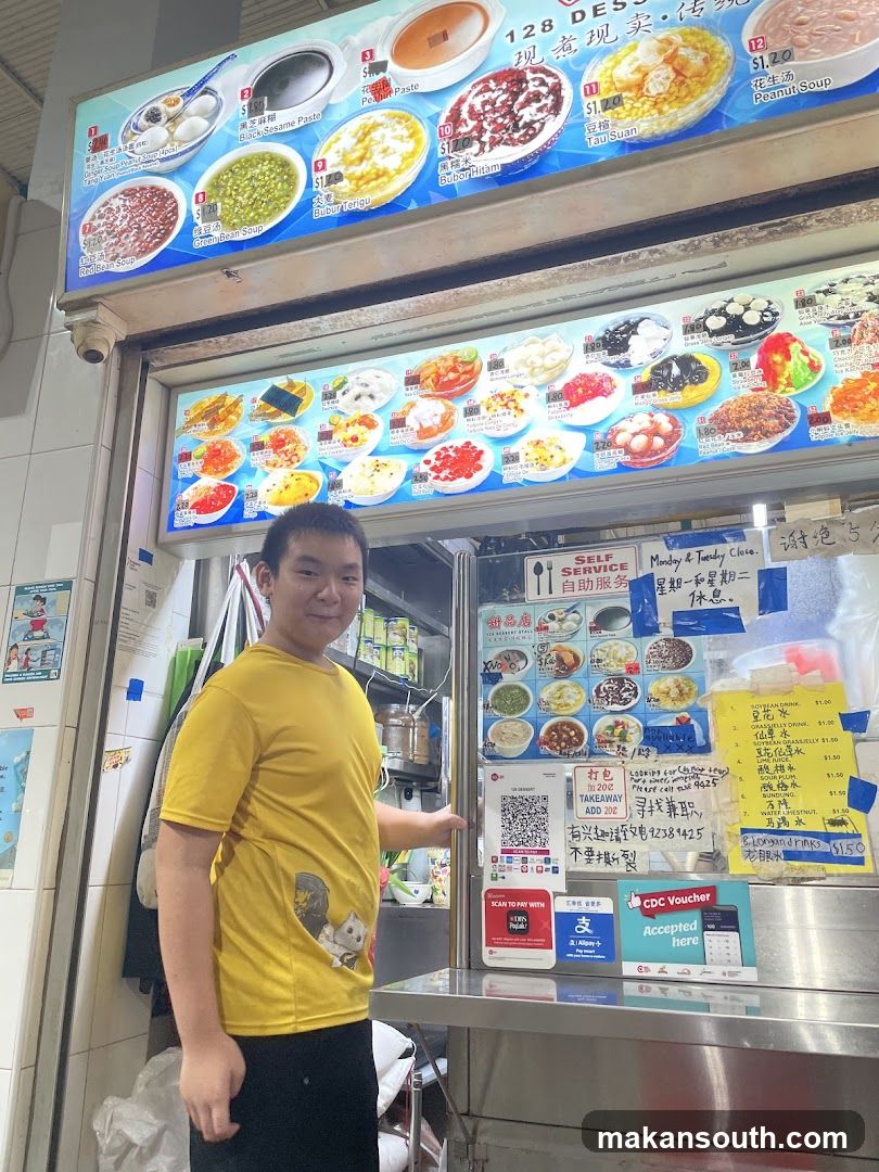 Food Stall Interior with Staff
