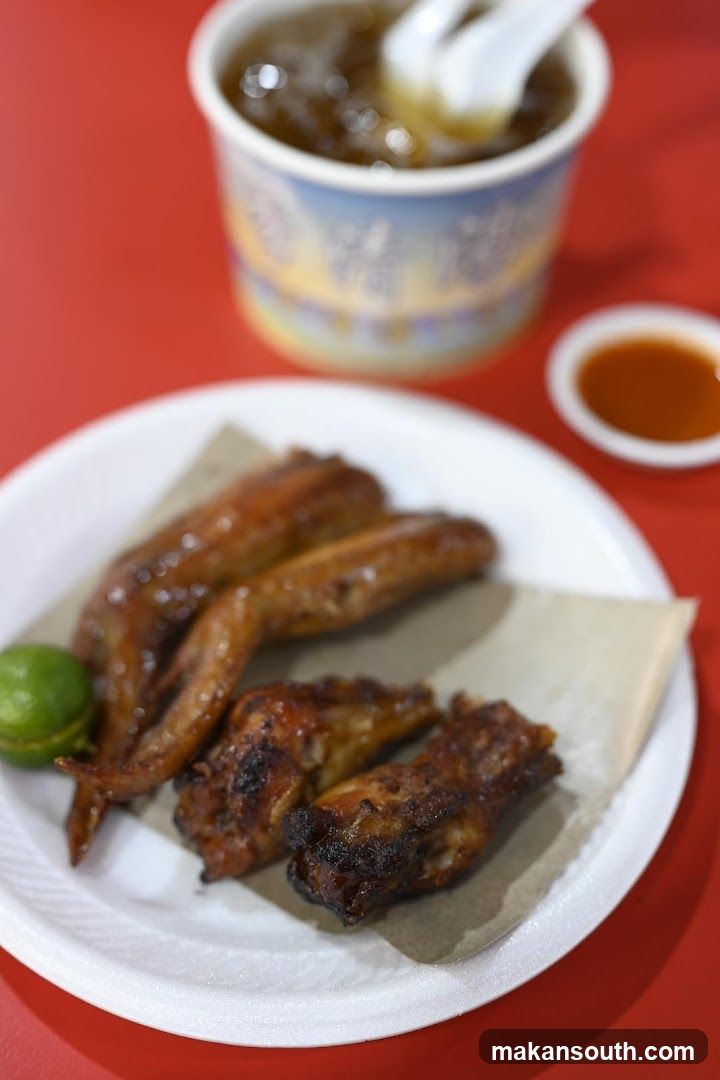 Grilled Chicken Wings with Sauce