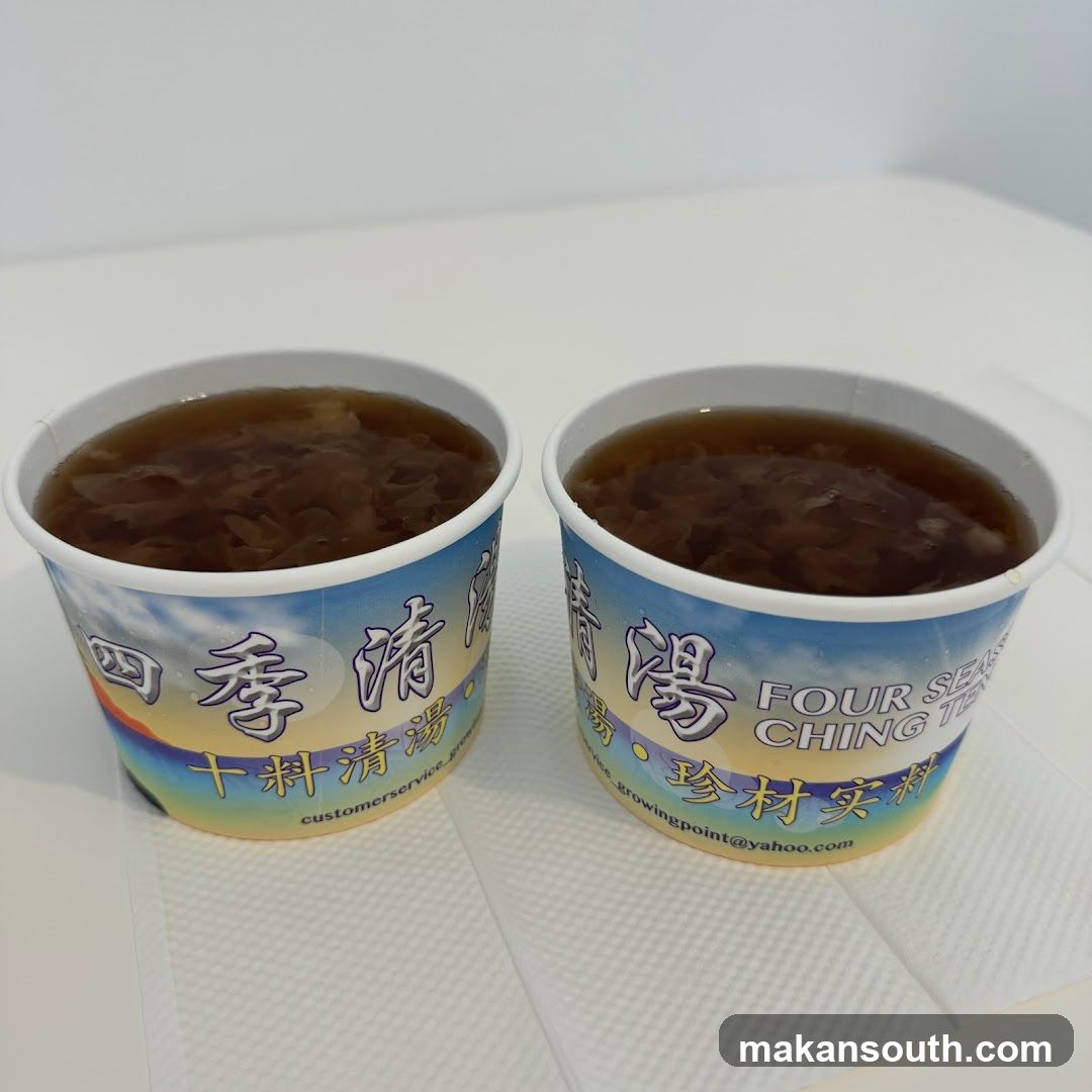 Four Seasons Clear Soup Cups