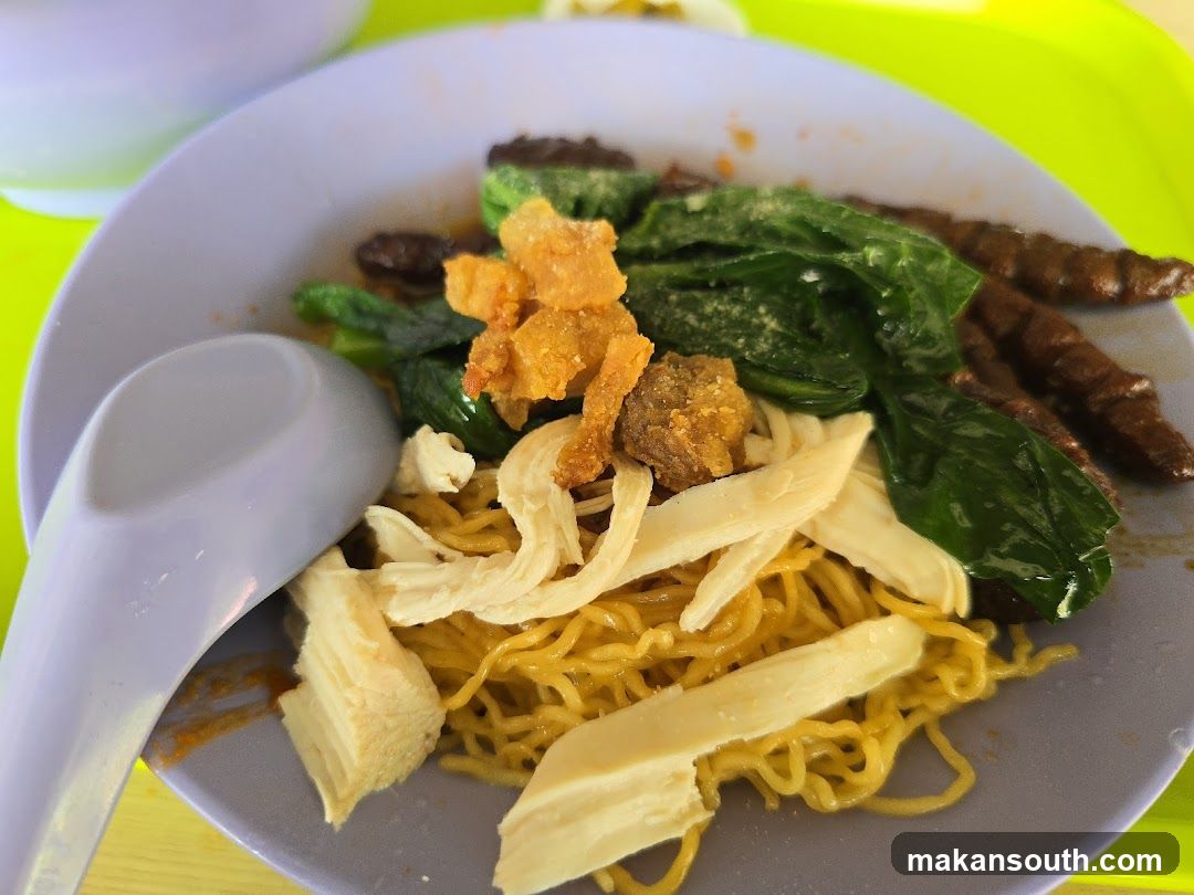 Noodle Bowl with Tofu and Greens