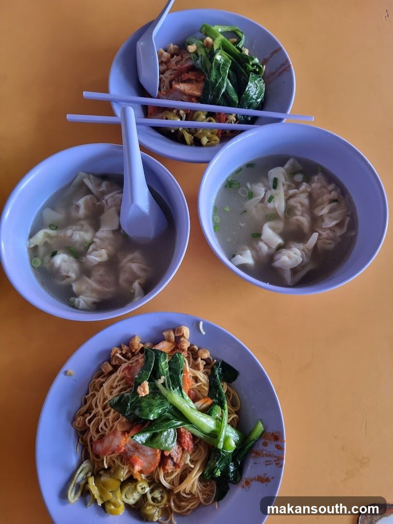 Noodle and Wonton Bowls