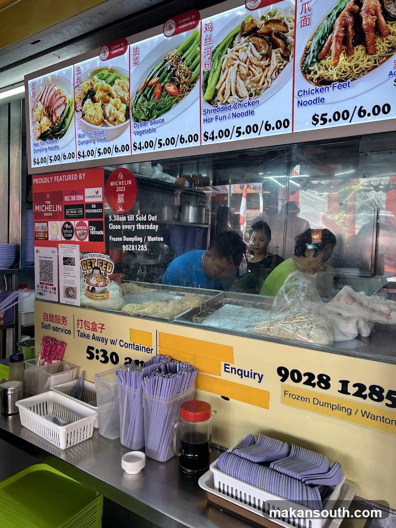 Food Stall Interior View